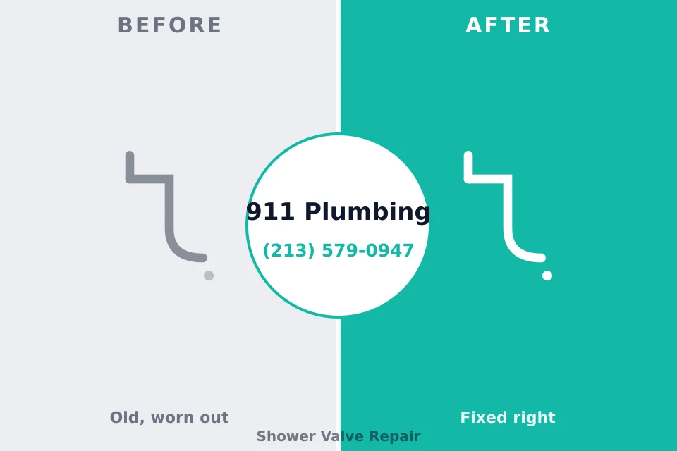 Before and after: plumbing company Shrub Oak, NY